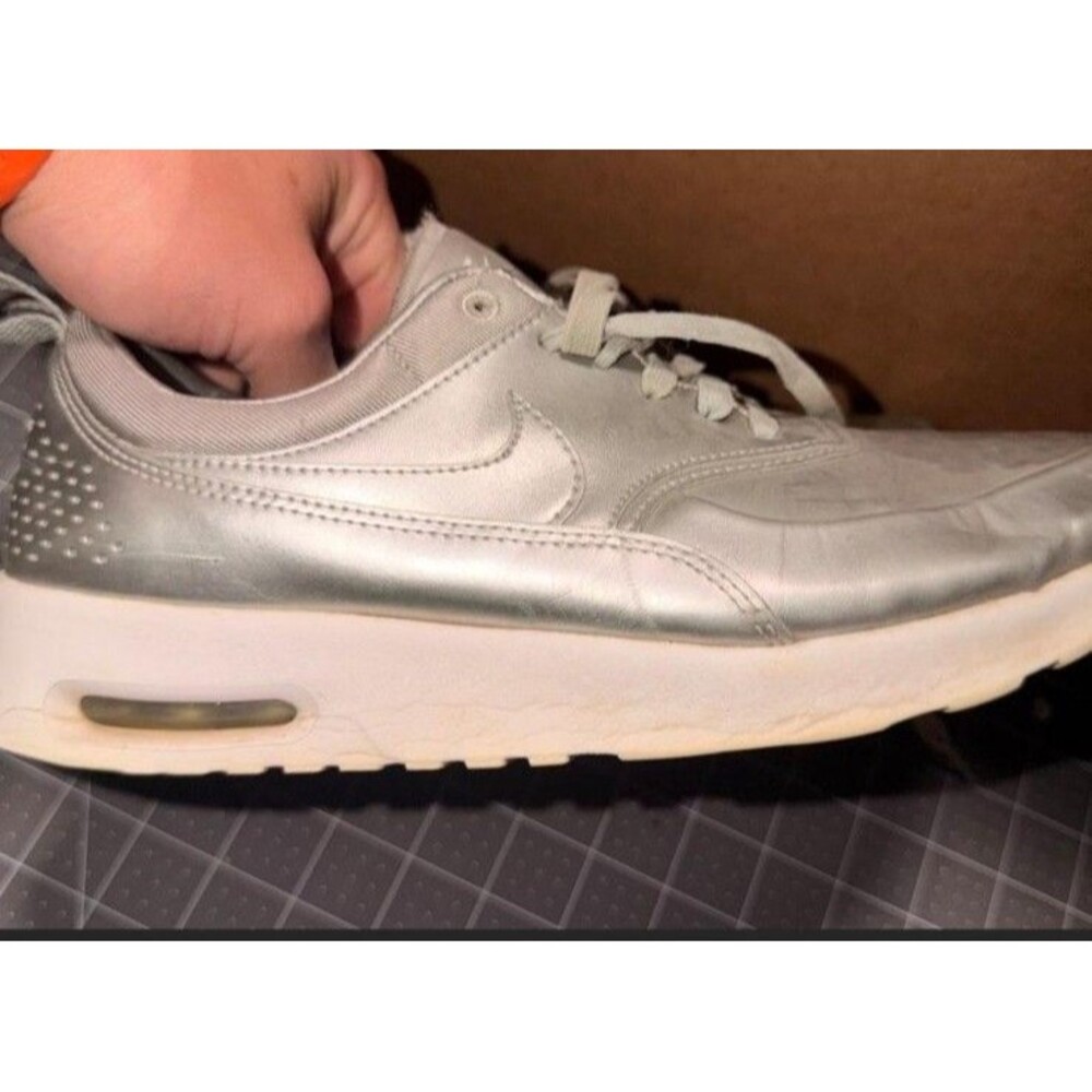 Nike Air max 90 silver trainers sneakers shoes!